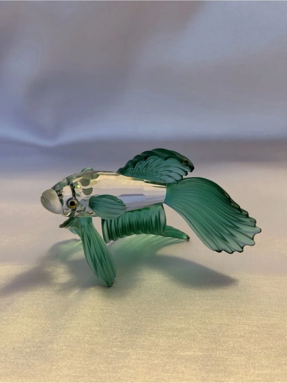 Swarovski Green Siamese Fighting Fish 7644000006 261259.